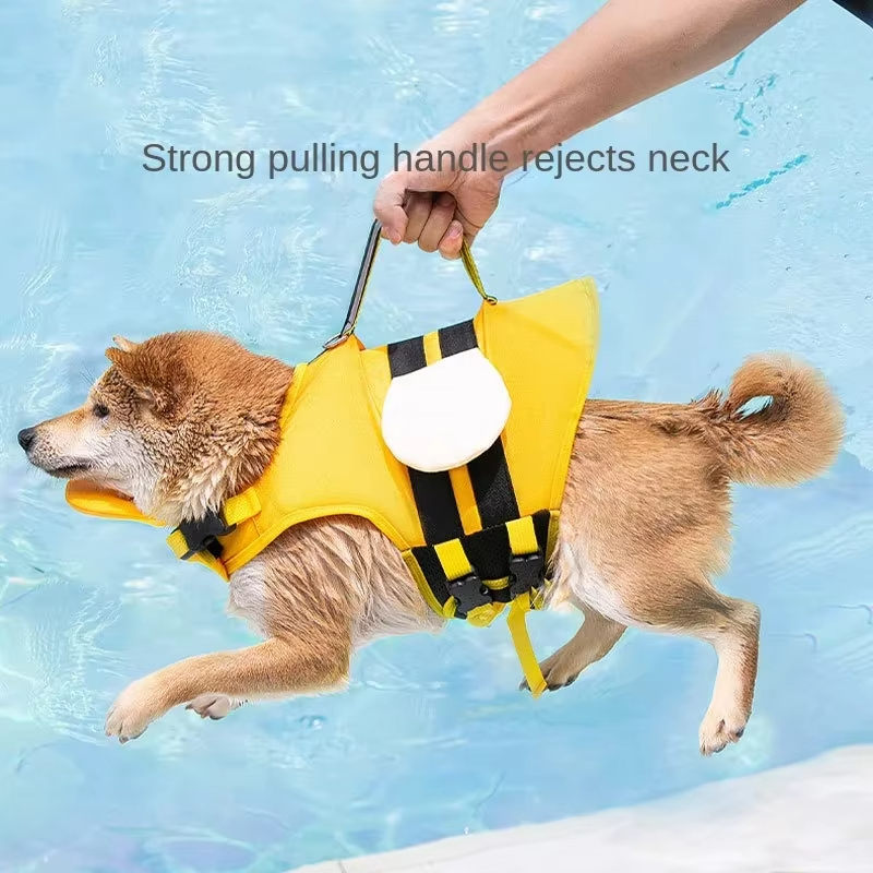 Hondenzwemvest met bijendesign - Life Jacket Buoyancy recensie en prijs