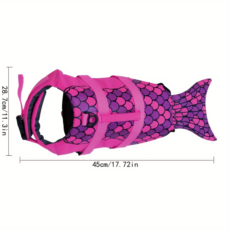 Haai/zeemeermin hondenzwemvest - Life Jacket Buoyancy recensie en prijs
