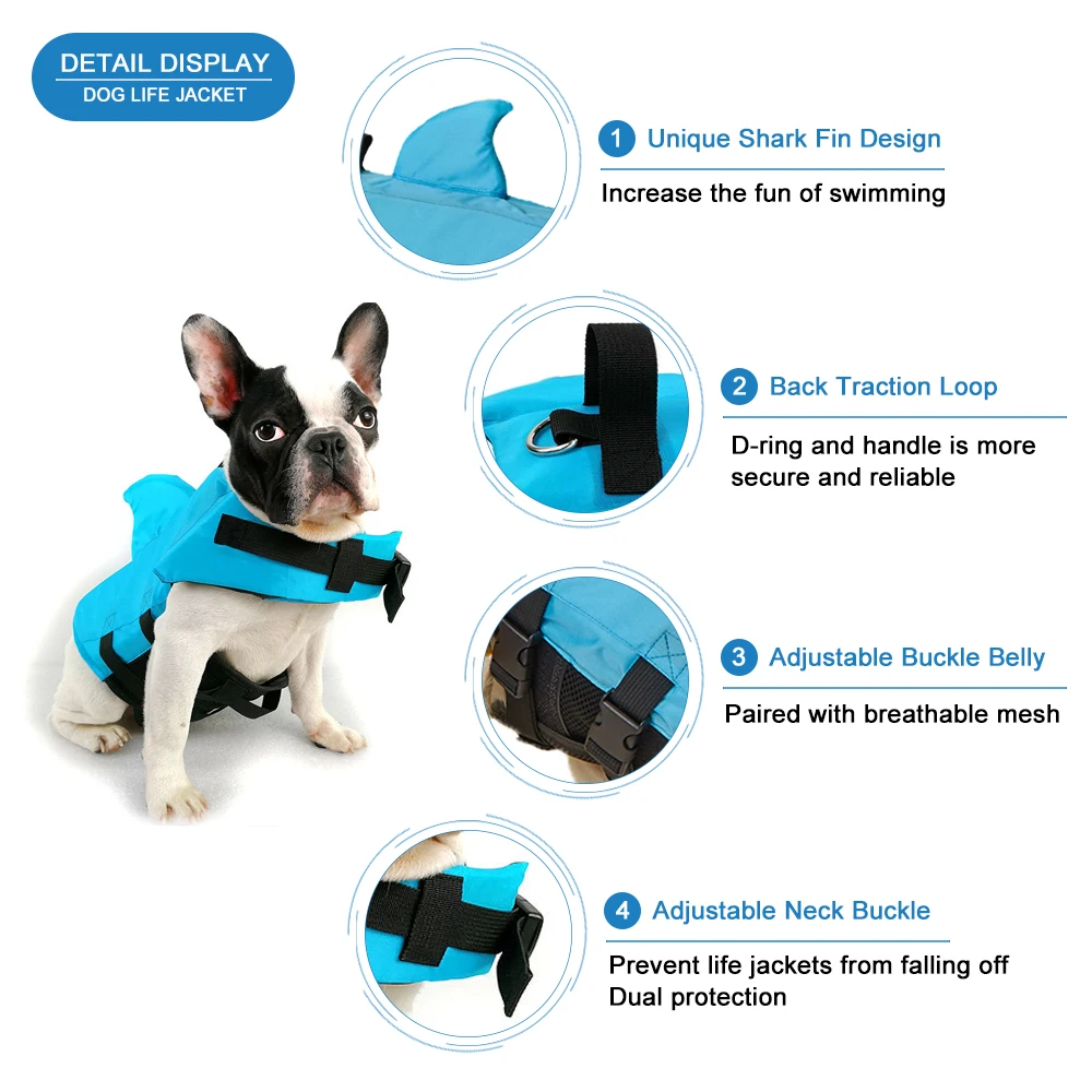 2026 Haaienvin Honden Zwemvest - Life Jacket Buoyancy recensie en prijs