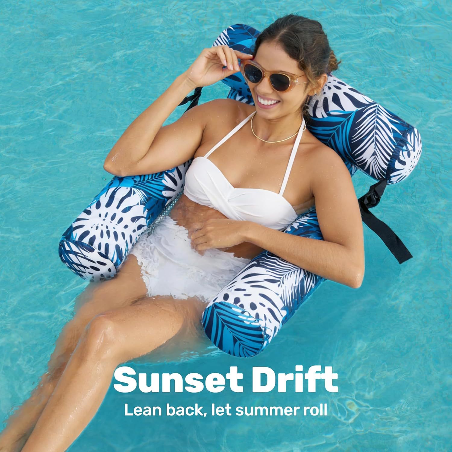 Zomerse opblaasbare loungestoe - Aquatic Sports recensie en prijs